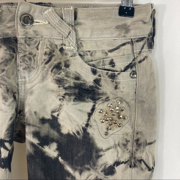 Good Treasures Custom Guess Daredevil (7” rise) Bootcut Stretch Jeans | Size 24" - Picture 3 of 16